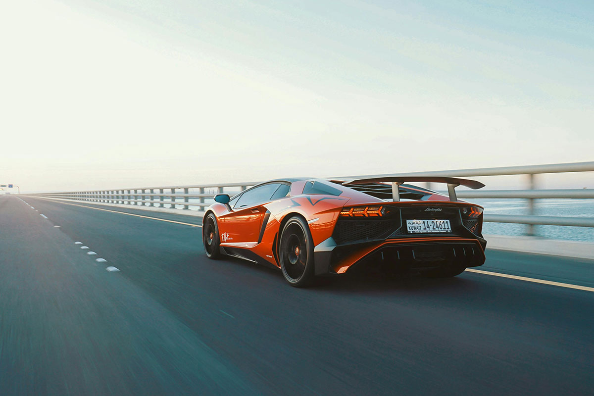 fast sports car